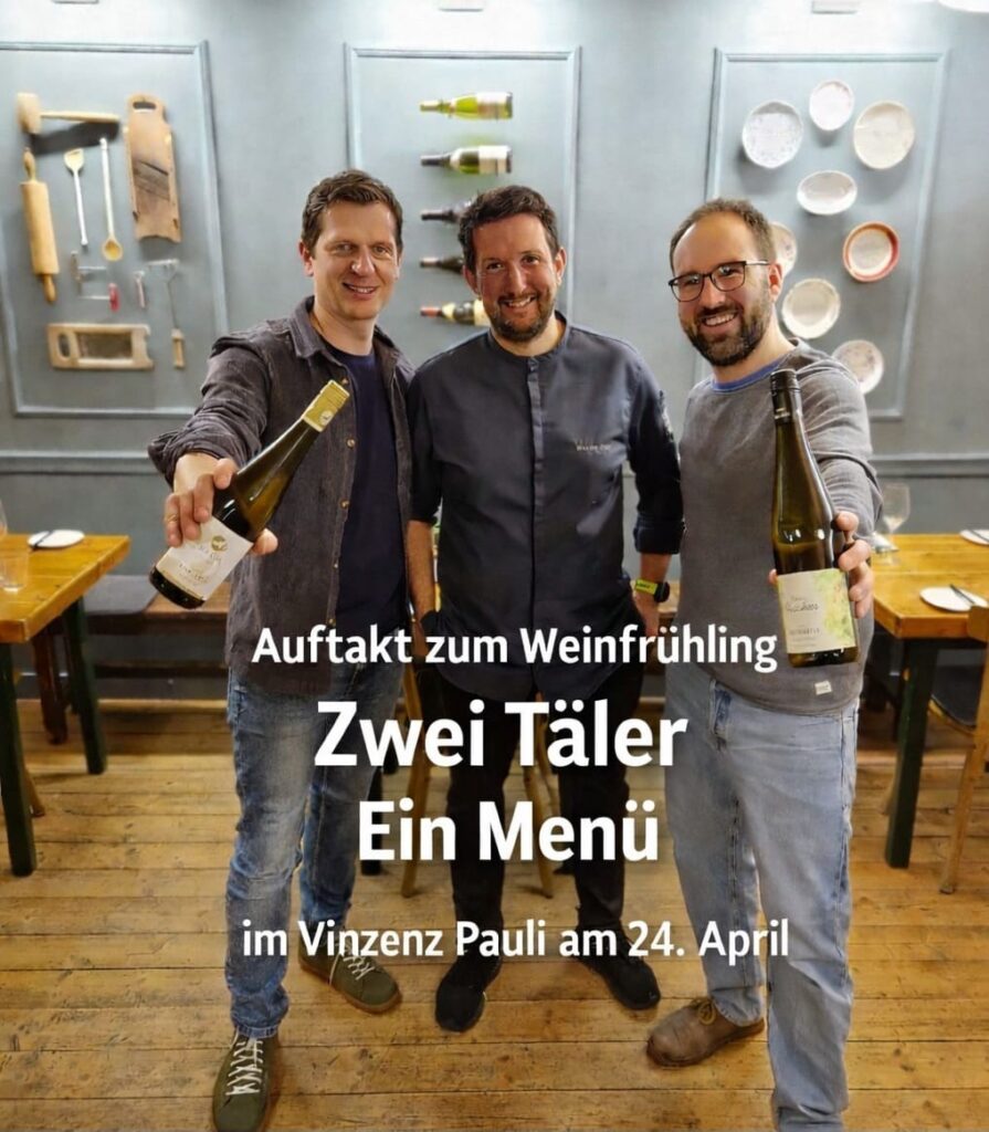 Zwei Täler – Ein Menü – Auftakt zum Weinfrühling